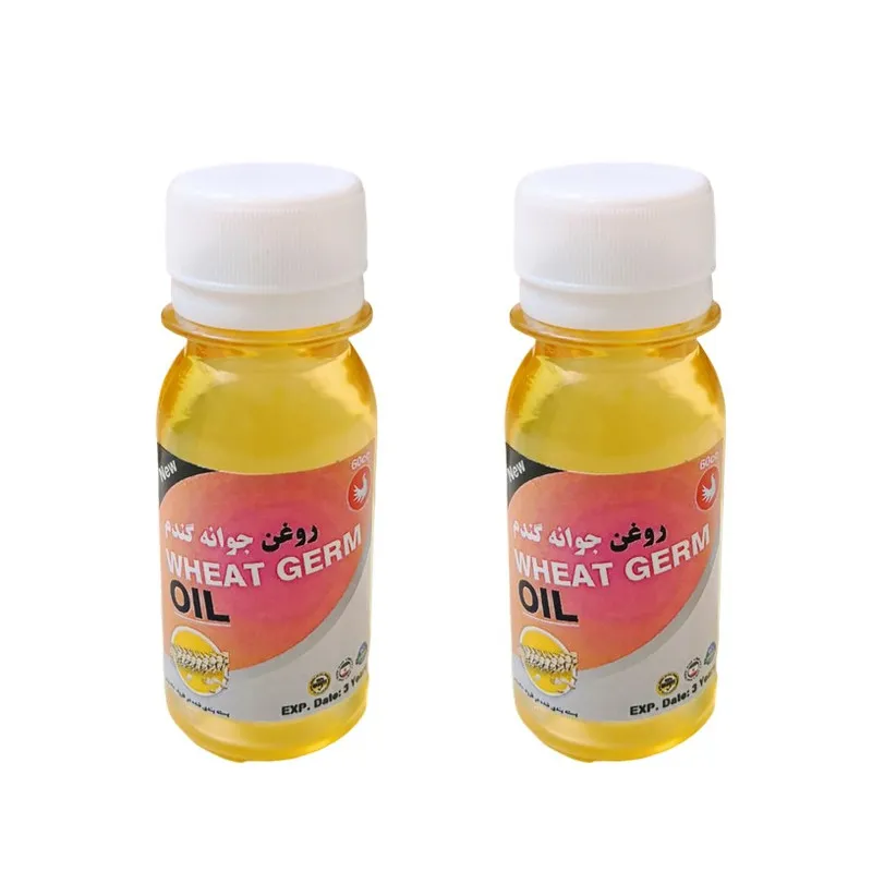 روغن جوانه گندم پامکا مدل پایه حجم 60 میلی لیتر مجموعه 2 عددی