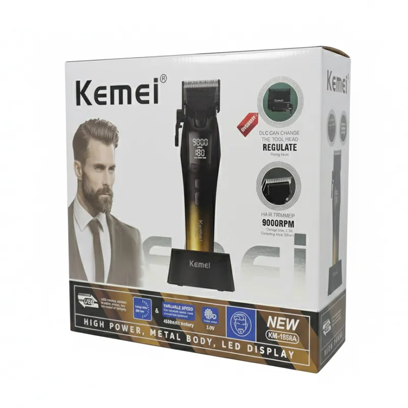 ماشین اصلاح موی سر و صورت شارژی کیمی مدل KM-1858A - تصویر 2