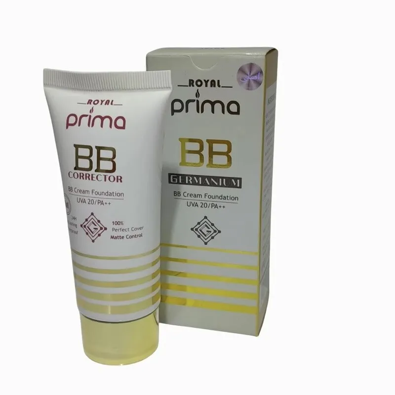 کرم پودر BB مایع اس پی اف 20 رویال پریما مدل 4*1 شماره 01 مناسب برای انواع پوست حجم 60 میلی لیتر - تصویر 2