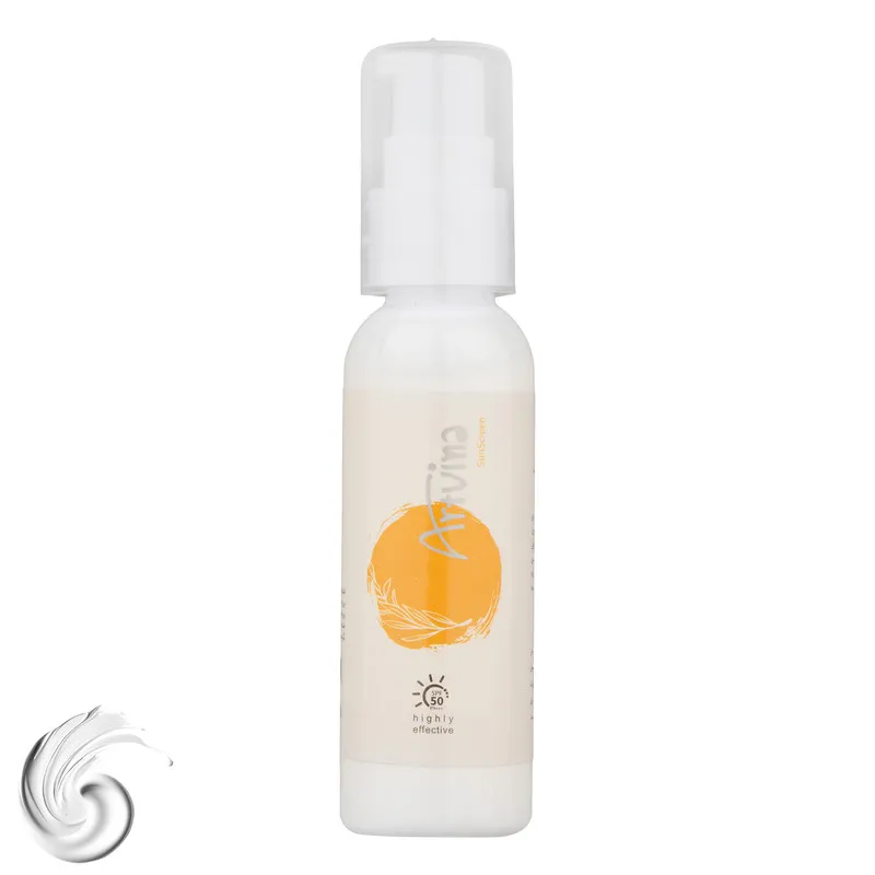 کرم ضد آفتاب بی‌رنگ صورت آرت وینا SPF 50 مدل Sun Guard ‌محافظ +++PA مناسب برای انواع پوست حجم 50 میلی‌لیتر