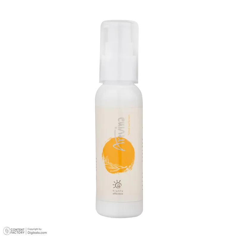 کرم ضد آفتاب رنگی صورت آرت وینا SPF 50 مدل Sun Guard ‌محافظ +++PA مناسب برای انواع پوست حجم 50 میلی‌لیتر - تصویر 4