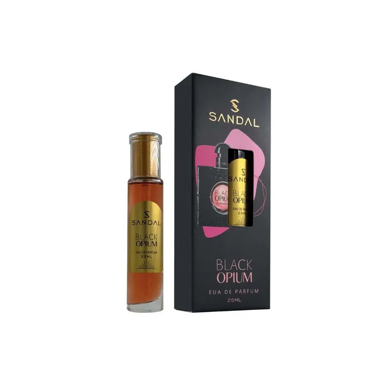 عطر جیبی زنانه صندل مدل بلک اپیوم با رایحه شیرین حجم ۲۵ میلی‌لیتر - تصویر 2