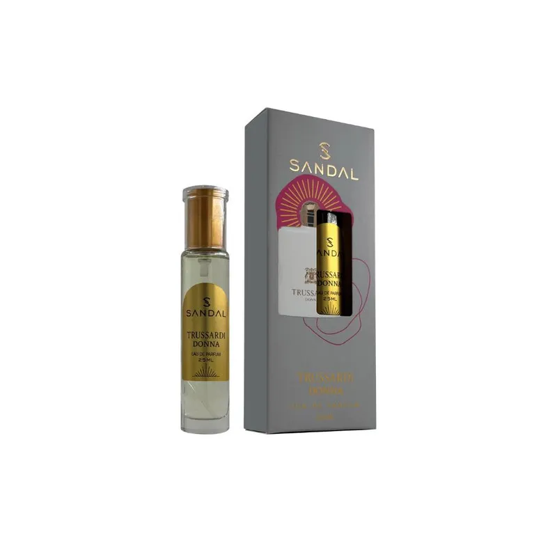 عطر جیبی زنانه صندل مدل دونا تروساردی با رایحه شیرین حجم ۲۵ میلیلیتر - تصویر 2