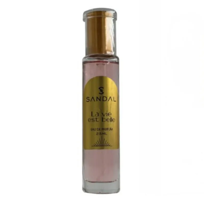 عطر جیبی زنانه صندل مدل لاویه بل لانکوم با رایحه شیرین حجم ۲۵ میلی‌لیتر