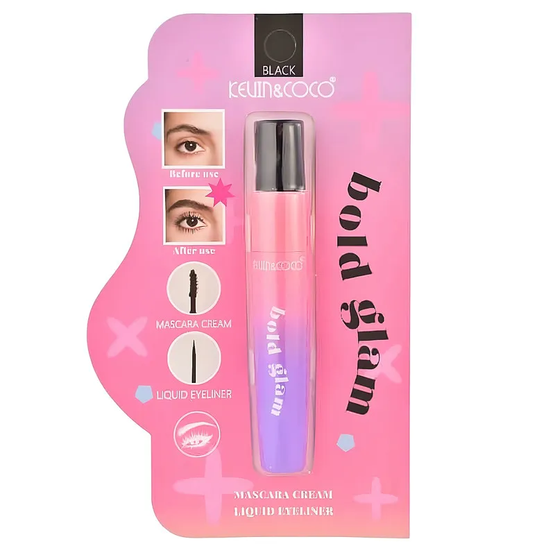 ریمل بلند کننده کوین اند کوکو مدل bold glam به همراه خط چشم - تصویر 2
