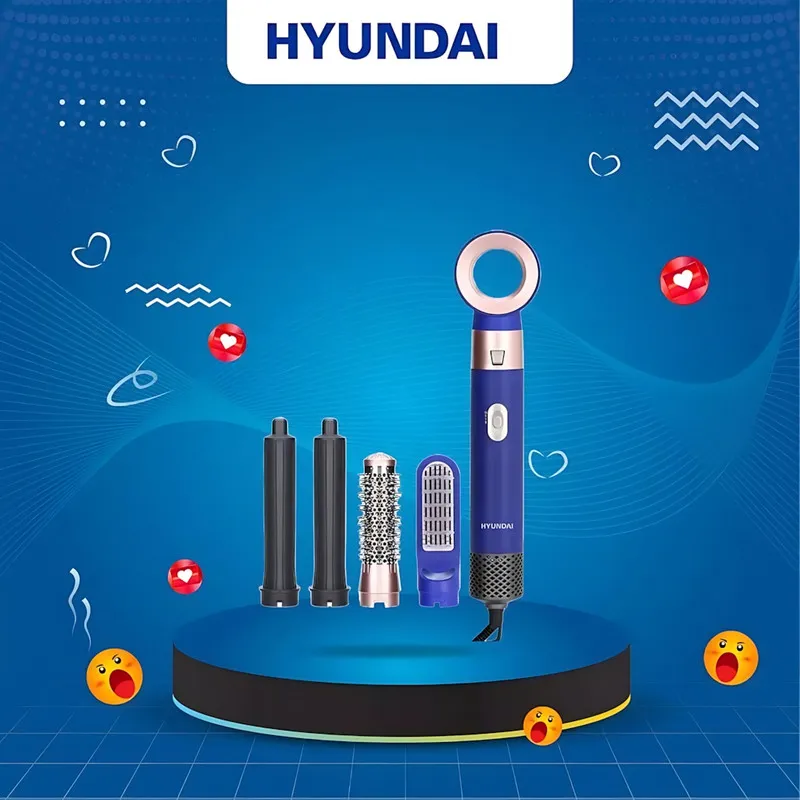 سشوار برسدار حالتدهنده 600 وات هیوندای مدل HC-187 - تصویر 6