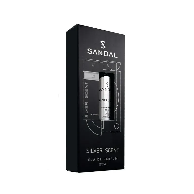 عطر جیبی مردانه صندل مدل سیلورسنت بوگارت با رایحه تلخ حجم ۲۵ میلی‌لیتر - تصویر 2