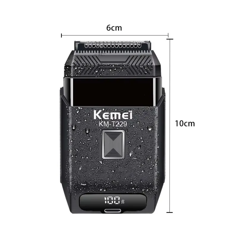 ماشین اصلاح موی سر و صورت شارژی کیمی مدل KM-T229 - تصویر 2