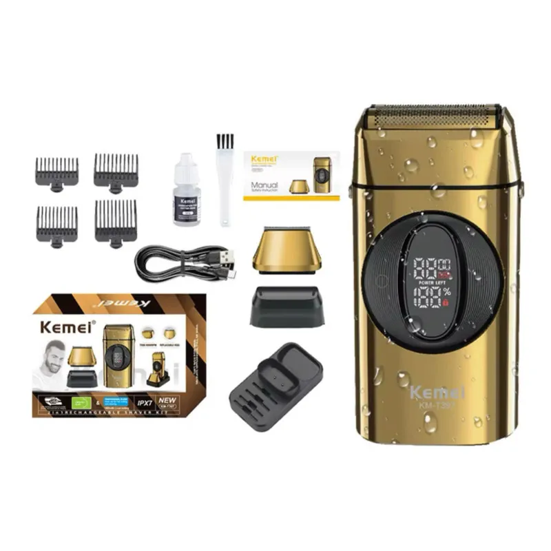 ماشین اصلاح موی صورت شارژی کیمی مدل KM-T397 - تصویر 2