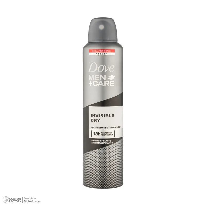 اسپری ضد تعریق مردانه داو مدل Invisible dry حجم 250 میلی لیتر - تصویر 2