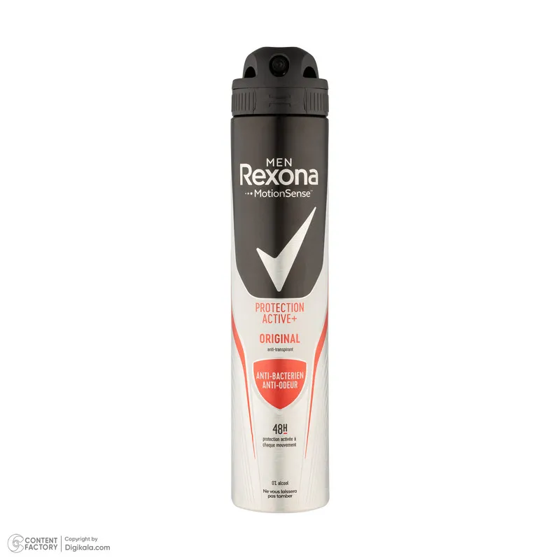 اسپری ضد تعریق مردانه رکسونا مدل Protection Active حجم 200 میلی لیتر - تصویر 2