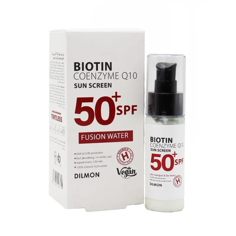کرم ضد آفتاب دست و صورت دیلمون SPF 50 مدل بیوتین محافظ UVB و UVA مناسب برای پوست چرب حجم 50 میلی لیتر - تصویر 2