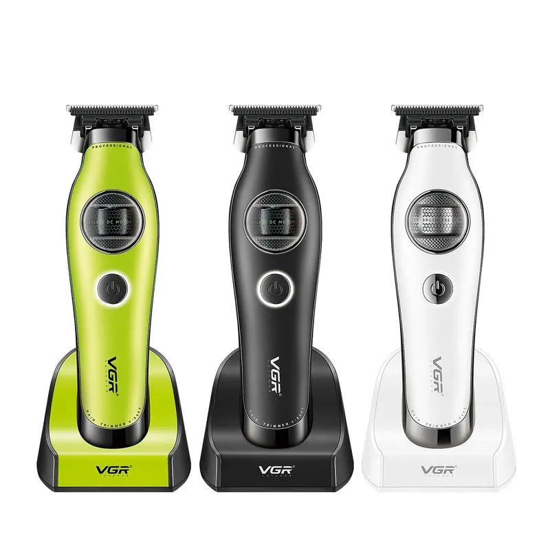 ماشین اصلاح موی صورت شارژی وی جی ار مدل V-880 T با تیغه سرامیکی خودتیز شونده، طراحی ارگونومیک، قابلیت شارژ سریع و اصلاح با شماره صفر - تصویر 5