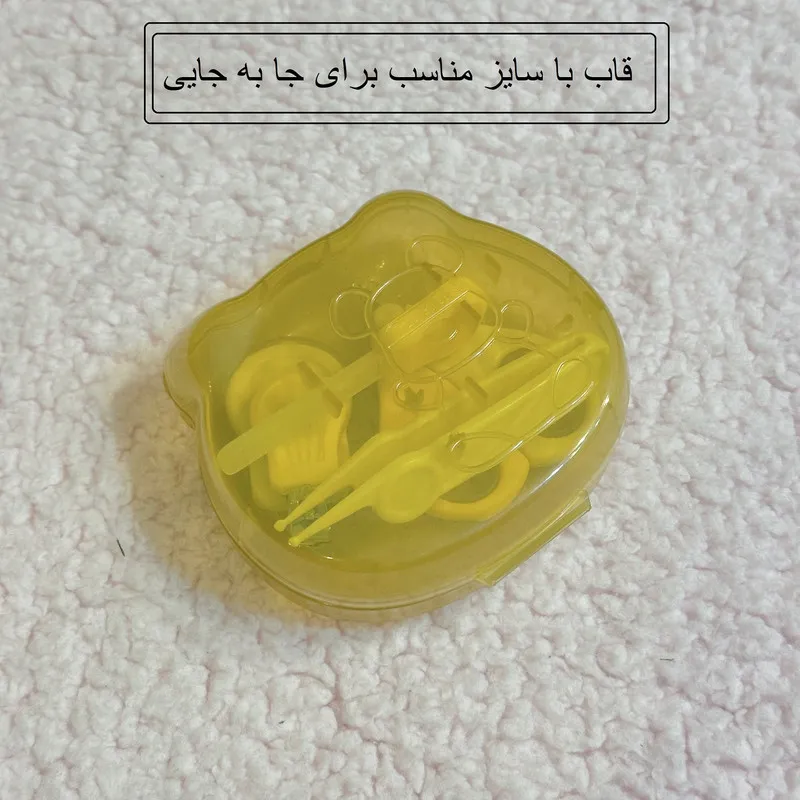 ست ناخن گیر کودک مدل خرسی مجموعه 4 عددی - تصویر 3