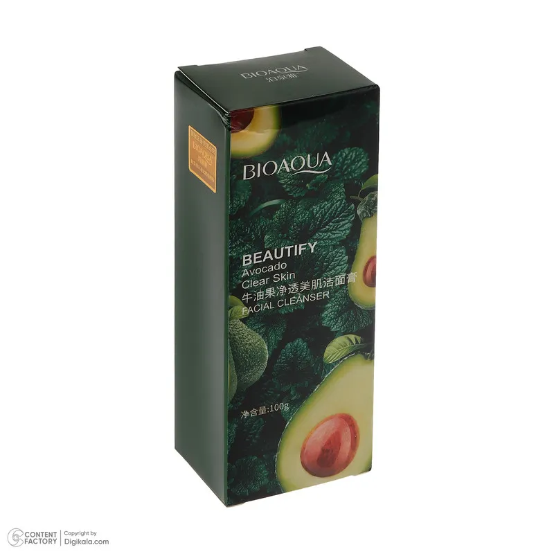 ژل شستشوی صورت بی آکوا مدل Avocado مناسب برای انواع پوست وزن 100 گرم - تصویر 5
