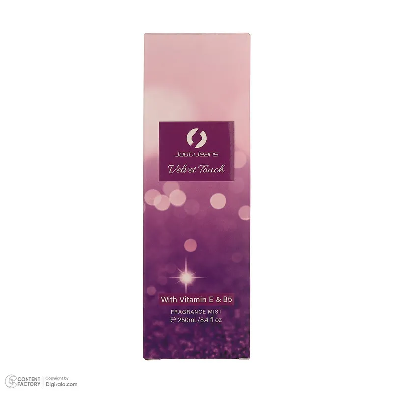 بادی میست زنانه جوتی جینز مدل velvet touch حجم 250 میلیلیتر - تصویر 4