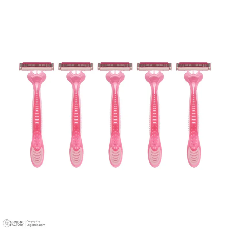 خود تراش ژیلت مدل Simply venus بسته 5 عددی - تصویر 4
