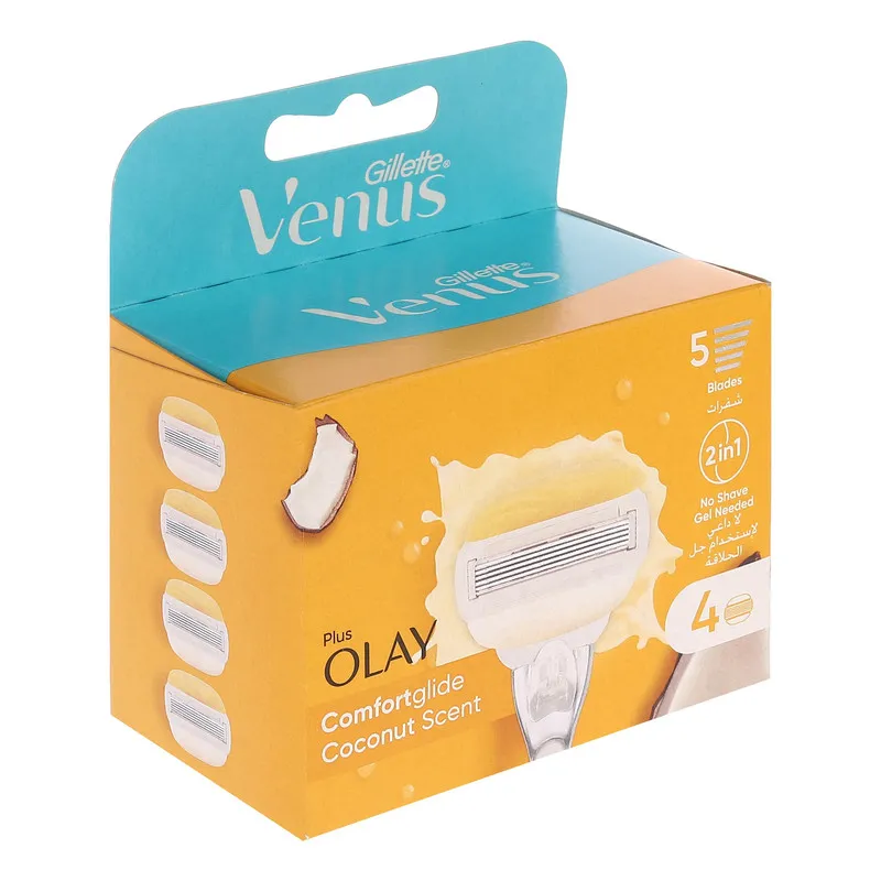 تیغ یدک ژیلت مدل Olay plus بسته 4 عددی