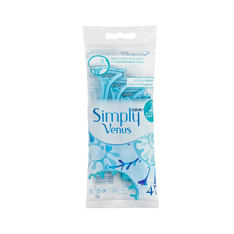 خود تراش ژیلت مدل Simply venus بسته 4 عددی - تصویر 6