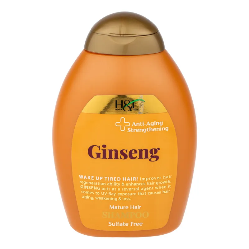 شامپو مو هرباتک مدل Ginseng مناسب برای موهای کم حجم و نازک حجم 385 میلی لیتر