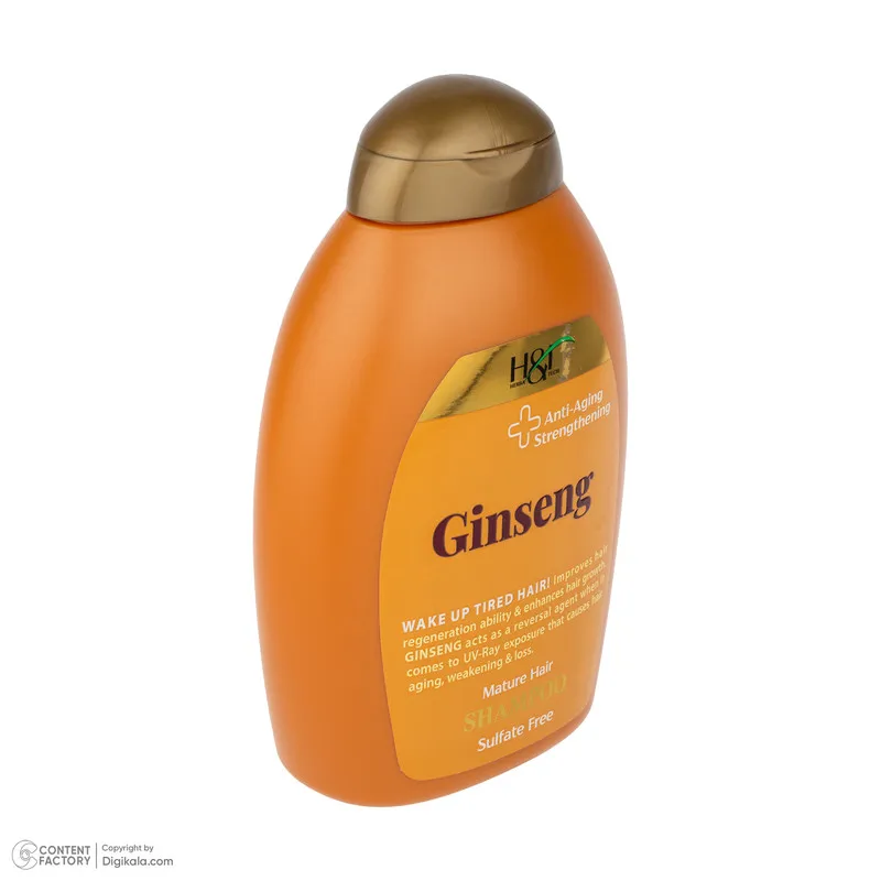 شامپو مو هرباتک مدل Ginseng مناسب برای موهای کم حجم و نازک حجم 385 میلی لیتر - تصویر 2