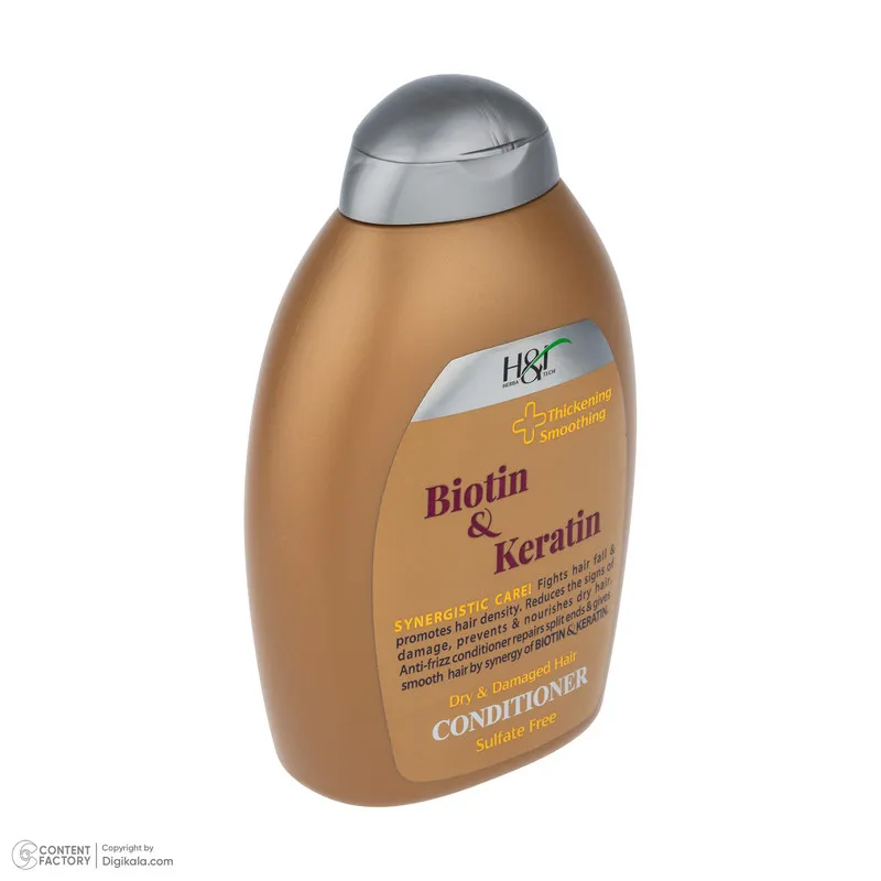 نرمکننده مو هرباتک مدل Biotin & Keratin حجم 385 میلیلیتر - تصویر 3