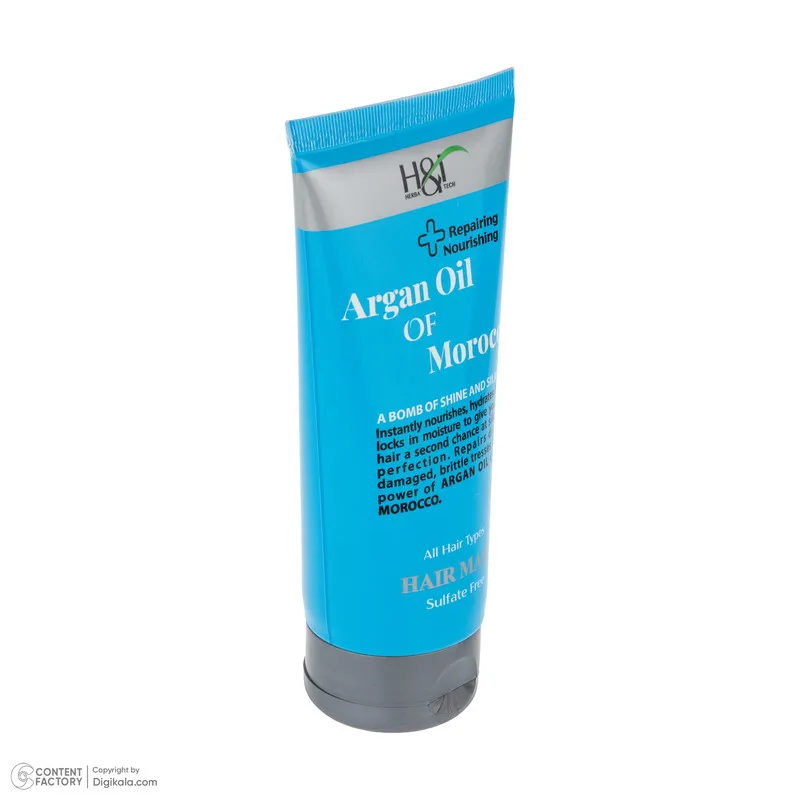 ماسک تقویت کننده مو هرباتک مدل Argan مناسب برای انواع مو حجم 200 میلی لیتر - تصویر 4