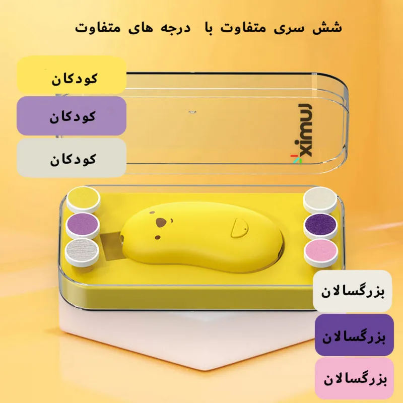ست ناخن گیر کودک لومیکس مدل Minisoft - تصویر 5