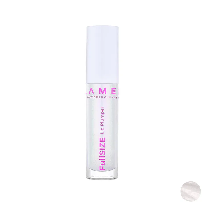 بالم لب حجم‌دهنده لامل مدل Plumper 401 حجم 4 میلی‌لیتر مرطوب‌کننده با گلیسیرین، مناسب لب خشک و حساس، محفظه براش‌دار