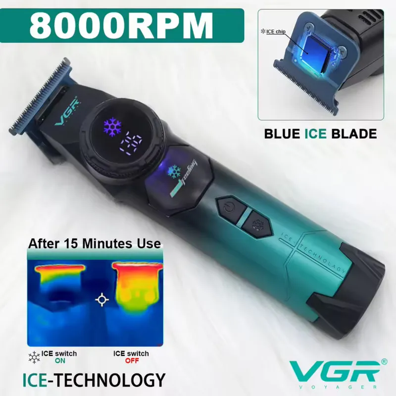 ماشین اصلاح موی سر و صورت شارژی وی جی ار مدل V-946 - تصویر 4
