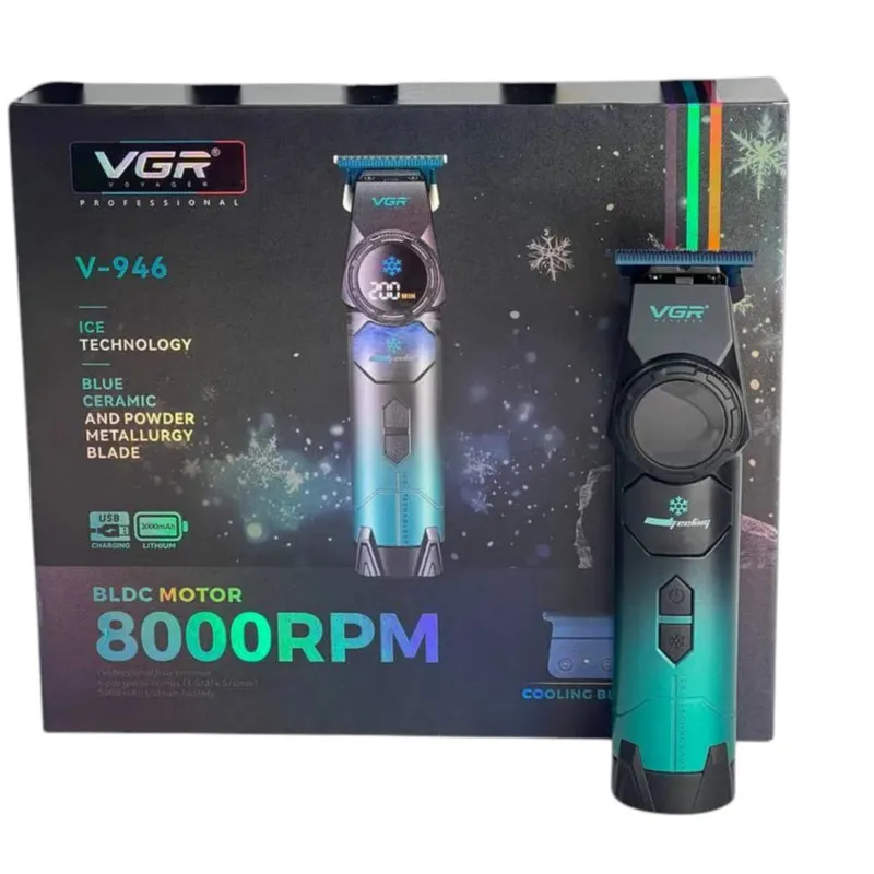 ماشین اصلاح موی سر و صورت شارژی وی جی ار مدل V-946 - تصویر 5