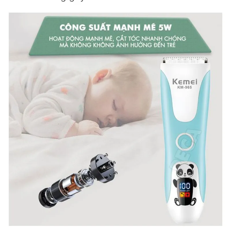 ماشین اصلاح موی سر و صورت شارژی کیمی مدل KM-965 - تصویر 6