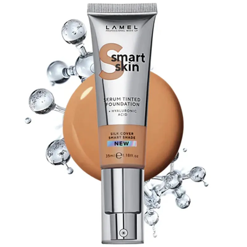 کرم پودر مایع لامل مدل Smart Skin شماره 408 حجم 35 میلی‌لیتر - تصویر 2
