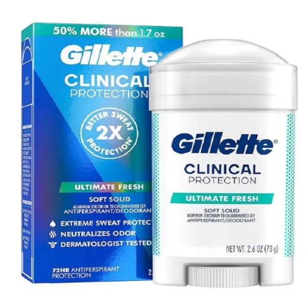 استیک دئودورانت مردانه ژیلت مدل 2X وزن 73 گرم - تصویر 3