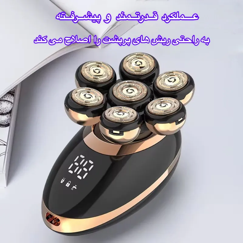 ماشین اصلاح موی سر و صورت شارژی مدل RQ6900S - تصویر 3