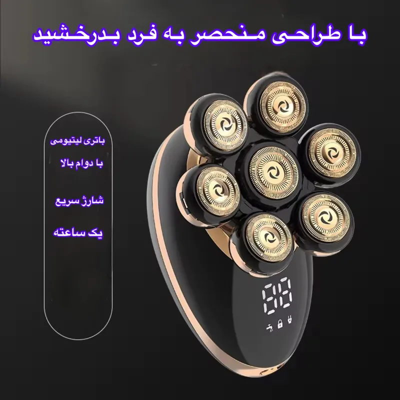 ماشین اصلاح موی سر و صورت شارژی مدل RQ6900S - تصویر 4