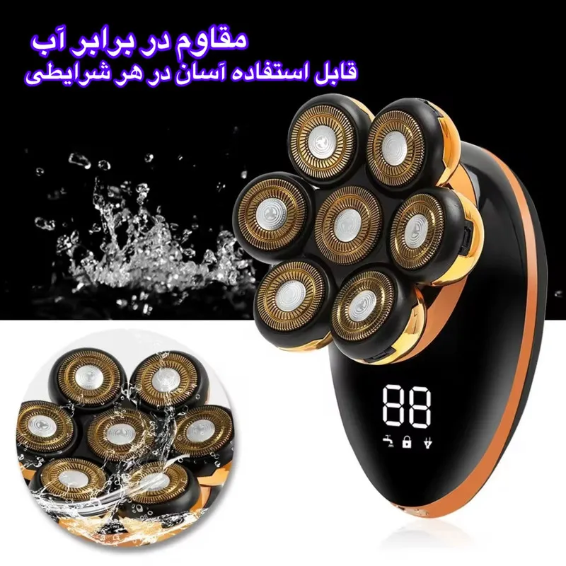ماشین اصلاح موی سر و صورت شارژی مدل RQ6900S - تصویر 5