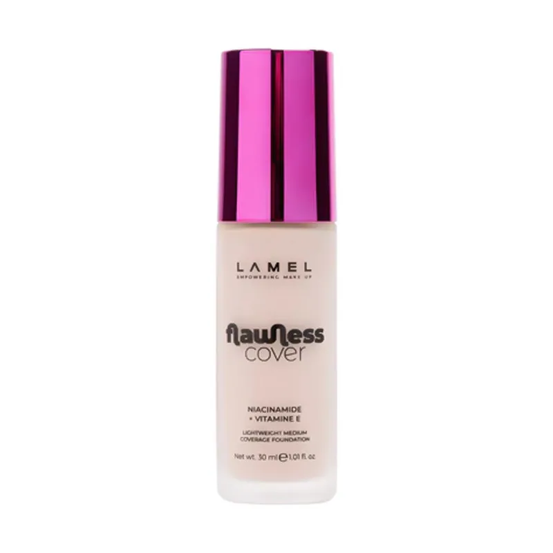 کرم پودر مایع لامل مدل Flawless Cover شماره 04 مناسب برای انواع پوست حجم 30 میلی‌لیتر - تصویر 2