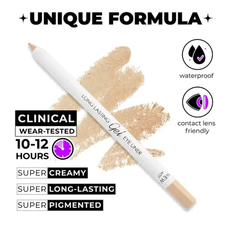 مداد چشم لامل مدل Long lasting رنگ گندمی - تصویر 2