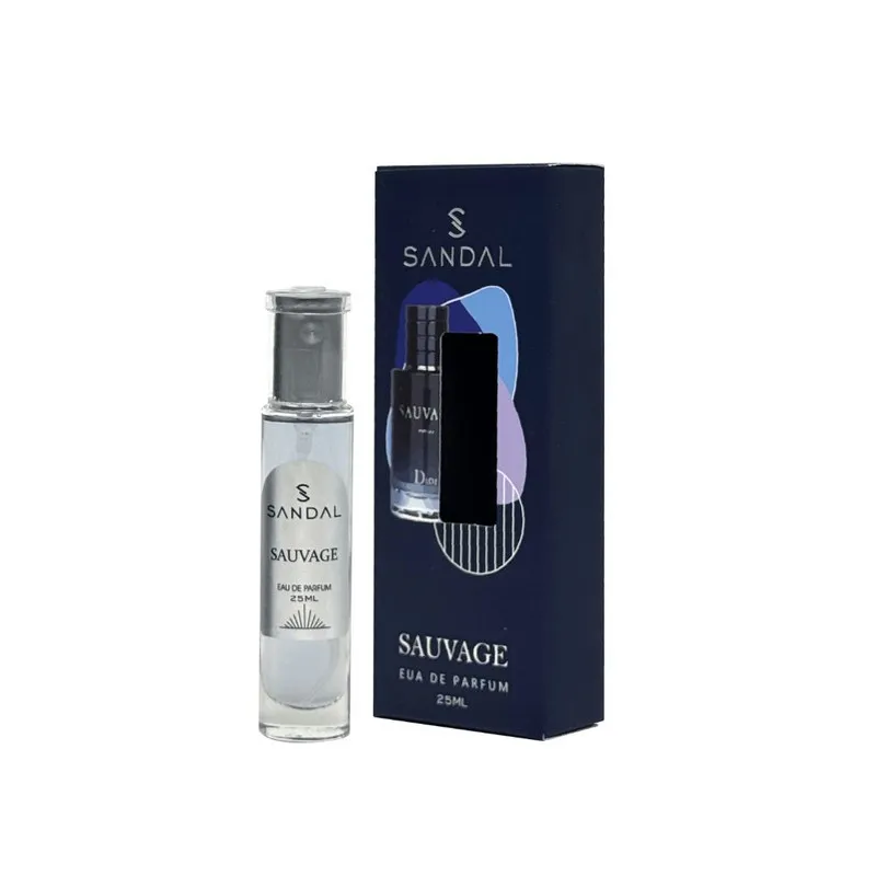 عطر جیبی مردانه صندل مدل ساواج با رایحه تلخ حجم ۲۵ میلیلیتر - تصویر 2