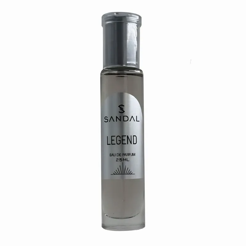 عطر جیبی مردانه صندل مدل لجند مون بلان با رایحه تلخ حجم ۲۵ میلیلیتر