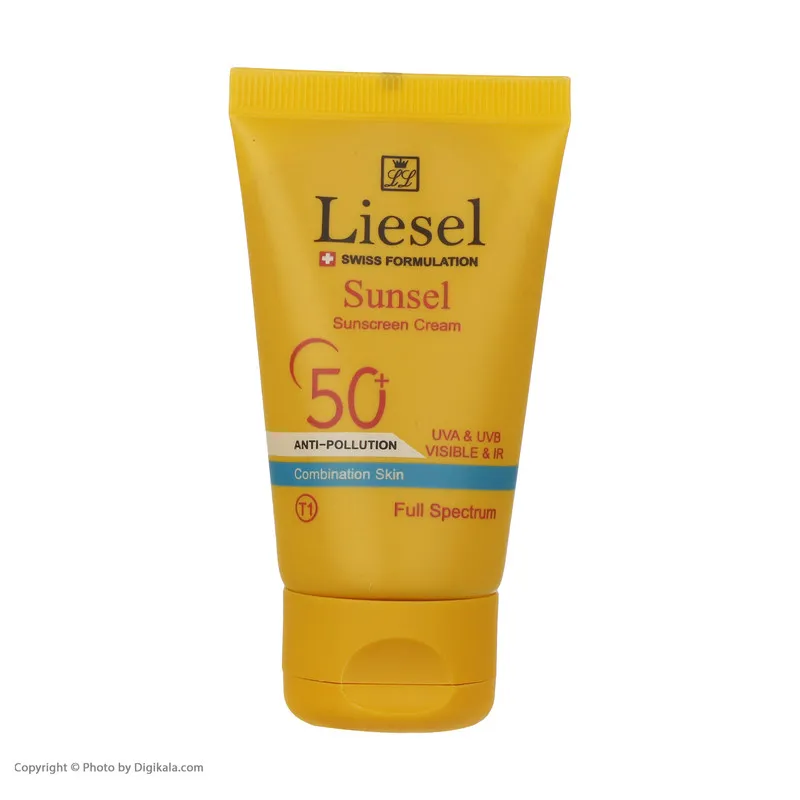 کرم ضد آفتاب رنگی لایسل SPF50 مدل 445 T2 Sunsel مناسب پوست های مختلط حجم 40 میلی لیتر - تصویر 2