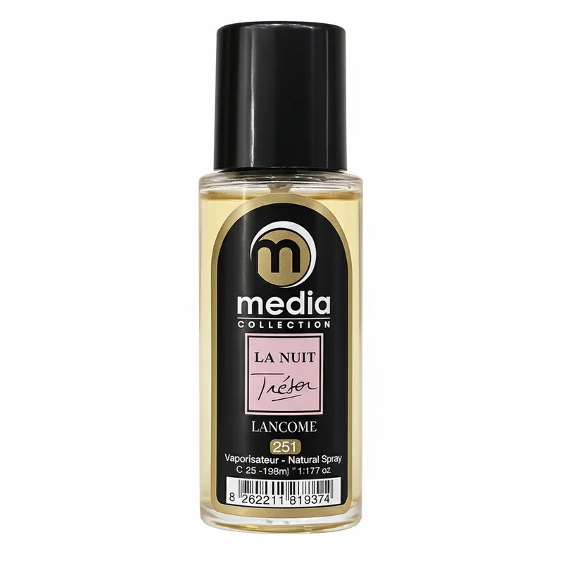 عطر جیبی زنانه مدیا مدل LA NUIT Trésor با رایحه گرم حجم 35 میلی‌‌‌لیتر - تصویر 2