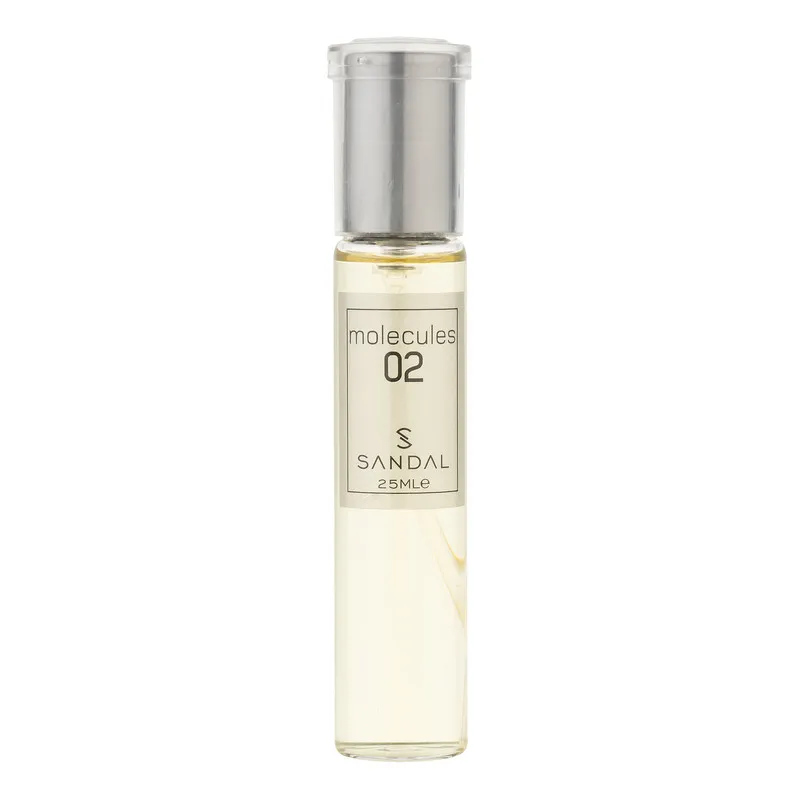 عطر جیبی مردانه صندل مدل مولکول با رایحه معتدل حجم ۲۵ میلیلیتر - تصویر 2