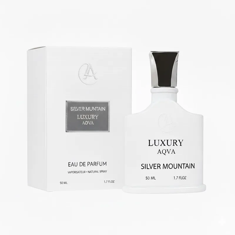 ادو پرفیوم مردانه لاکچری آکوا مدل Silver Mountain با رایحه خنک حجم 50 میلی لیتر - تصویر 2
