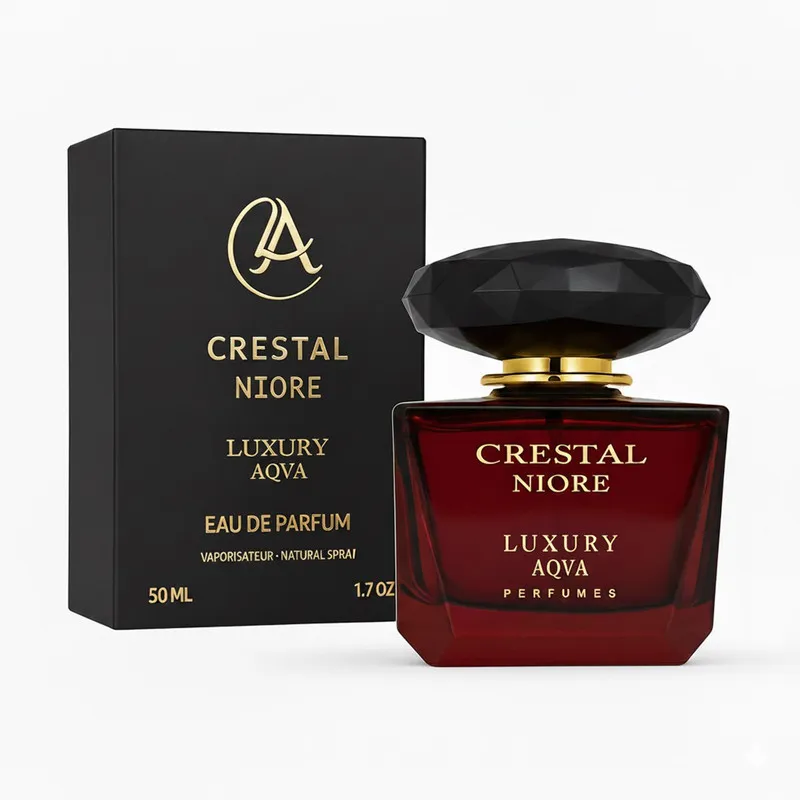 ادوپرفیوم زنانه لاکچری آکوا مدل CRESTAL NIORE با رایحه گرم حجم 50 میلیلیتر - تصویر 2