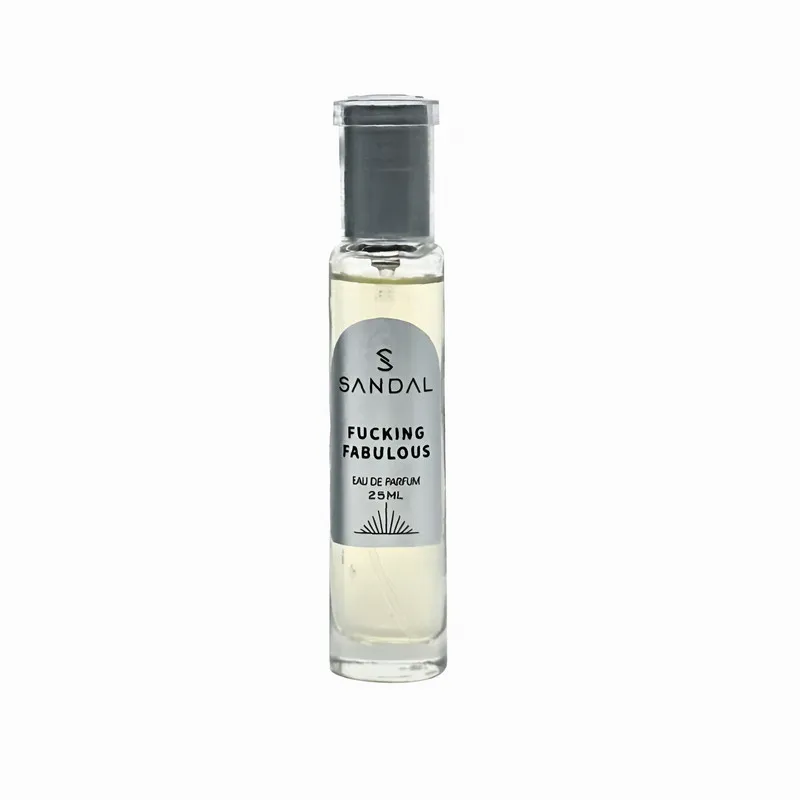 عطر جیبی مردانه صندل مدل فابیلوس با رایحه تلخ حجم ۲۵ میلیلیتر