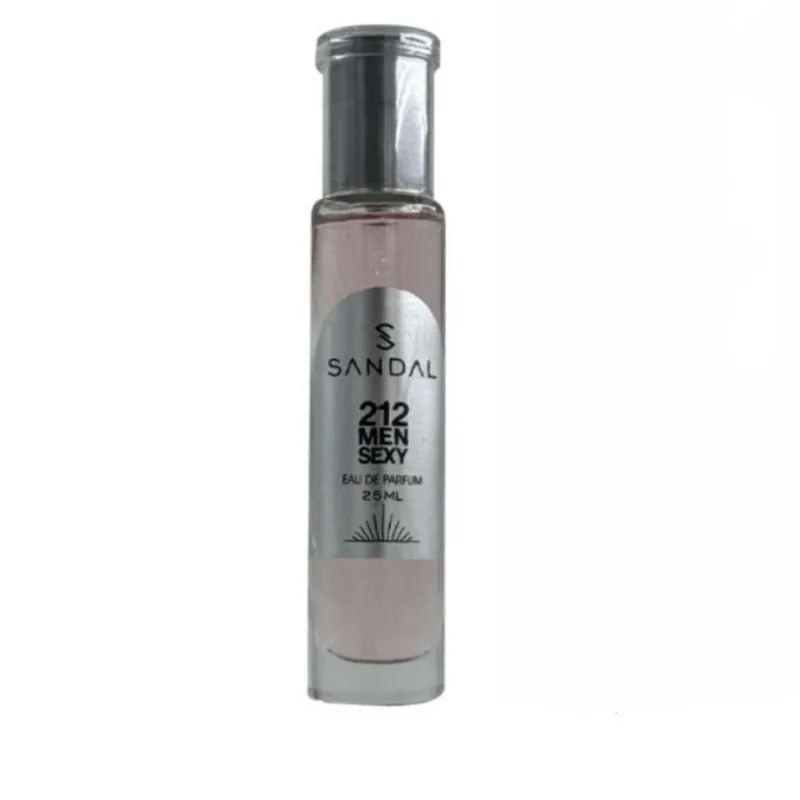 عطر جیبی مردانه صندل مدل ۲۱۲ با رایحه خنک حجم ۲۵ میلیلیتر