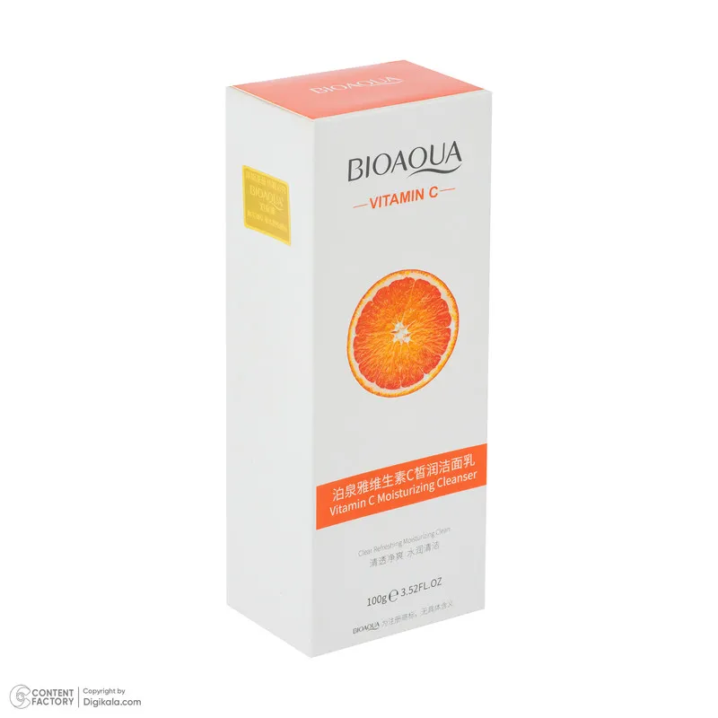 فوم شستشوی صورت بی آکوا مدل Vitamin C مناسب برای انواع پوست وزن 100 گرم - تصویر 3