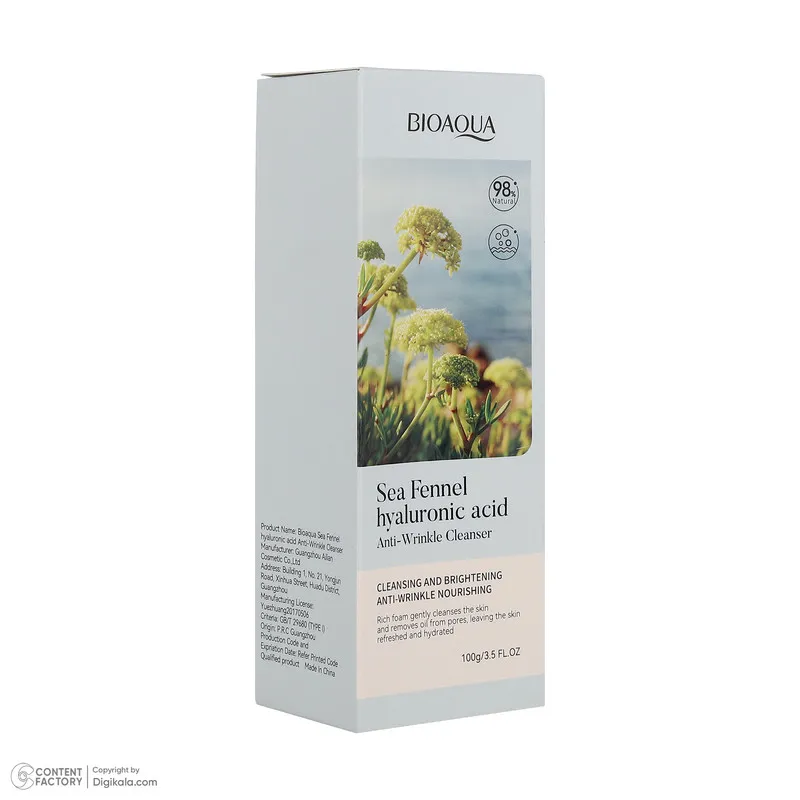 فوم شستشوی صورت بی آکوا مدل Sea Fennel مناسب برای انواع پوست وزن 100 گرم - تصویر 4